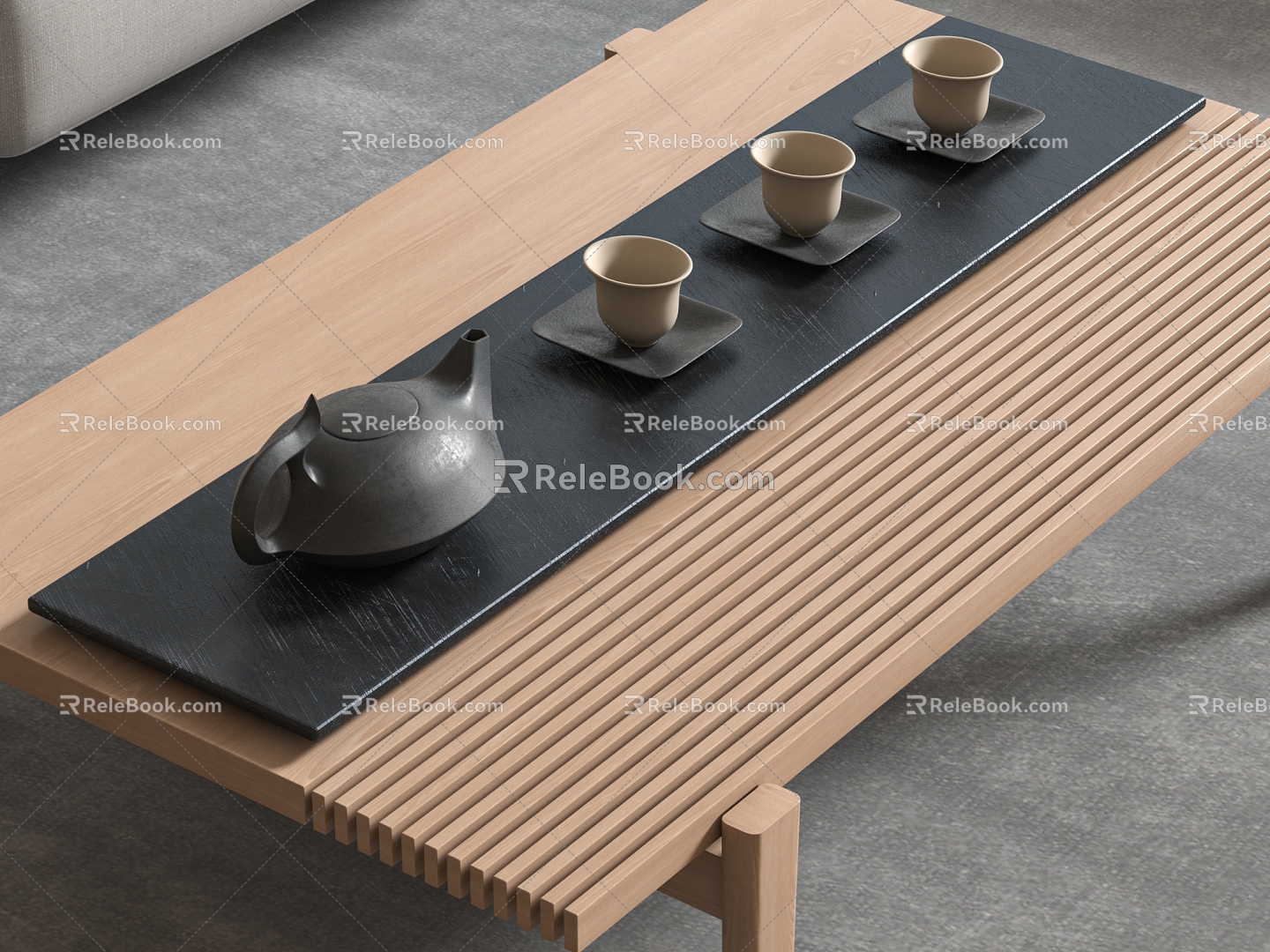 Tea Set 3d model