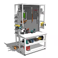 Hardware Tools Storage Workbench With Wall Mounted Racks And Hand Tools