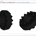Mechanical Metal Coupling Parts With Bolted Flange And Circular Structure Design
