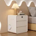 Bedside table Drawer 3d model