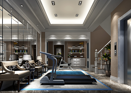 Leisure area 3d model