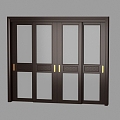 New Chinese Style Door Luxury Door 3d model