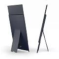 Modern TV With Sleek Stand Multiple Angles And Vibrant Screen 3d model