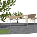 Modern gallery frame Special-shaped gallery frame Curved streamline gallery frame Timber 3d model