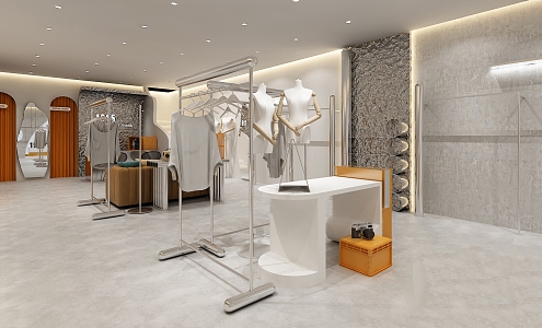 Modern Women's Shop 3d model