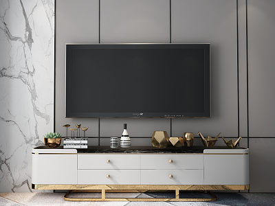 Light Luxury TV Cabinet model