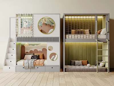Modern Children's Bed Children's Bed 3d model