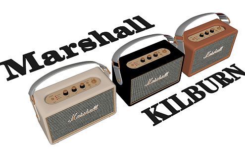 Modern Sound Marshall 3d model