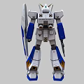Mobile Suit Gundam Sci-Fi Robot War Machine Robot Transformers Armed Robot 3d model