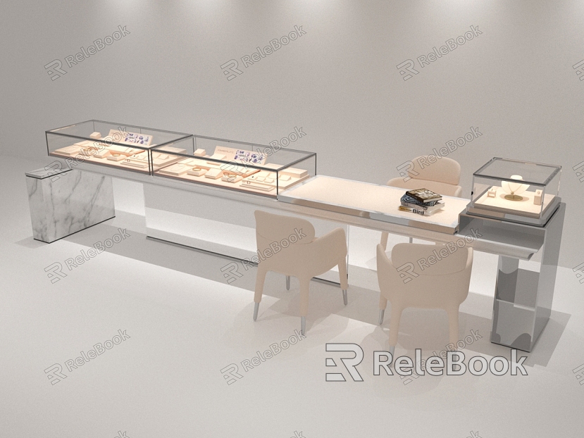 Jewelry Store Sales Cabinet Negotiation Table Display Cabinet Combination model