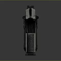 Tactical Handgun With Silencer Tactical Light Textured Grip And Stainless Steel Finish