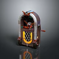 Coin Jukebox Coin-operated Jukebox Game Machine Large Game Machine Coin-operated Game Machine Arcade Machine 3d model