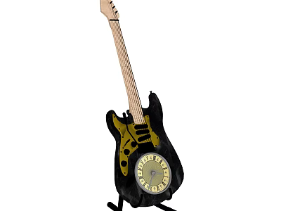Creative Guitar With Art Painting Supplies For Music And Art Enthusiasts 3d model