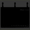 High Performance Wireless Router With Three Antennas Black Textured Design For Home Network Connectivity