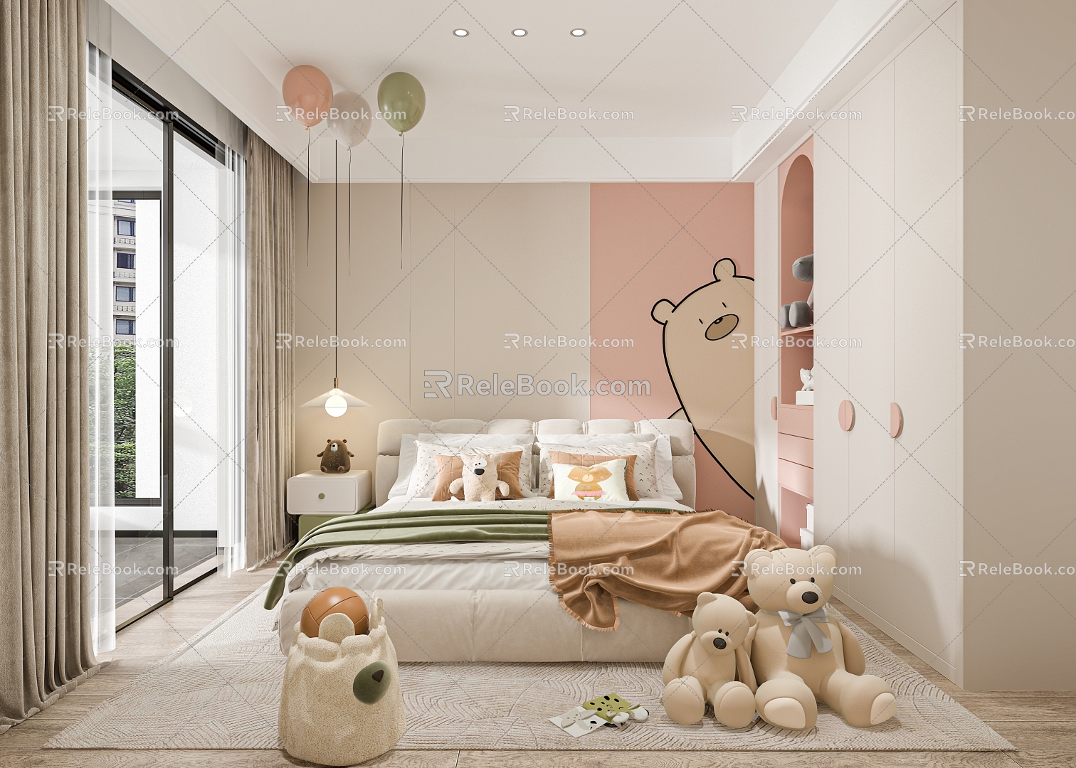 Children's room 3d model