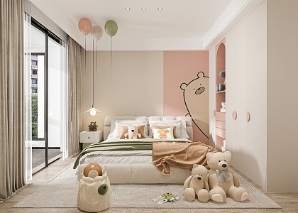 Children's room 3d model