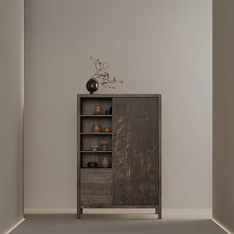 Modern Entrance Cabinet 3d model