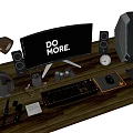 Modern Desktop Computer Monitor Computer Host Office Supplies Digital Products 3d model