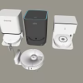 Intelligent sweeping robot mopping robot sweeping and dragging integrated robot 3d model