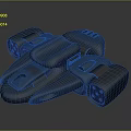 Advanced Futuristic Spacecraft Design Featuring Sleek Modular Exterior For Aerospace Exploration
