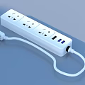 Socket plug-in board switch socket 3d model