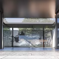 Modern Gate Simple Entrance Gate 3d model