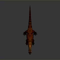Lizard Anime Lizard Cartoon Lizard Reptile Cold Blooded Animal Reptile 3d model