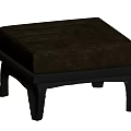 Modern Shoe Changing Stool Low Stool 3d model