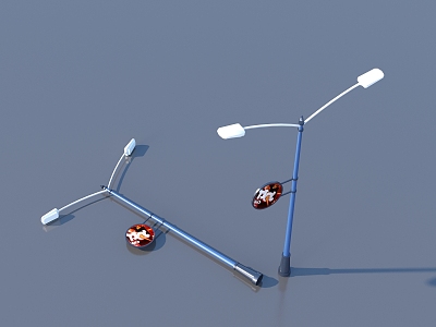 Street lamp outdoor lamp landscape lamp 3d model