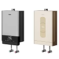 Modern Home Water Heaters With Various Colors And Digital Display Designs