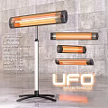 UFO Infrared Technology Electric Heater with Modern Design and Efficient Heating 3d model