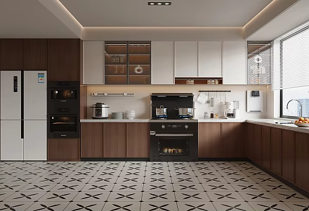 Quiet Antique Kitchen 3d model