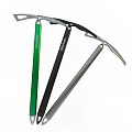 Heavy Duty Pickaxes With Green Black Silver Ergonomic Handles And Metal Heads For Construction Gardening