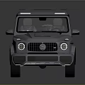 Tactical Modern Military Vehicle In Gray With Rugged Exterior And Off Road Tires
