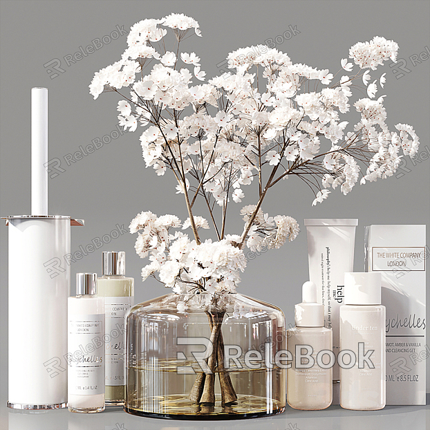 Modern Cosmetics Cosmetic Vase model