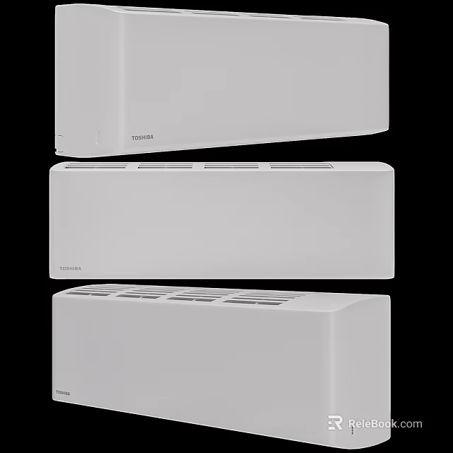 Hisense Modern White Sleek Wall Mounted Household Appliances For Daily Use 3d model 