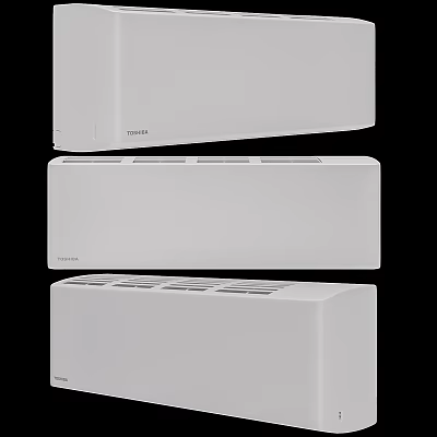 Hisense Modern White Sleek Wall Mounted Household Appliances For Daily Use 3d model