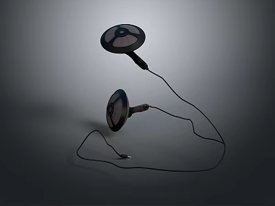 Wired Computer Headphones with Microphone for Gaming and Daily Use 3d model