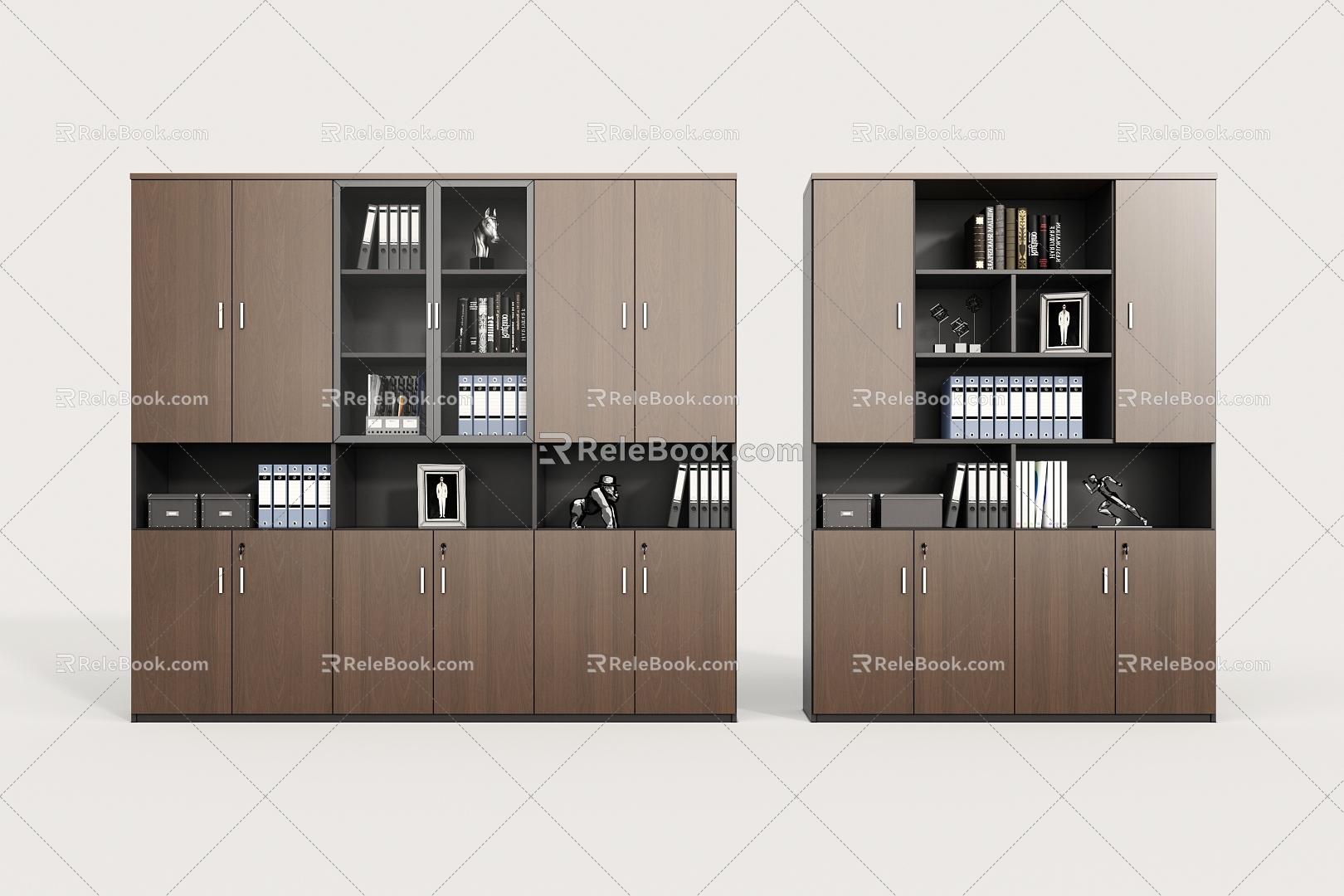 Office Bookcase File Cabinet File Cabinet Locker Partition Cabinet High Cabinet Office Supplies 3d model