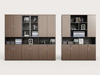 Office Bookcase File Cabinet File Cabinet Locker Partition Cabinet High Cabinet Office Supplies 3d model