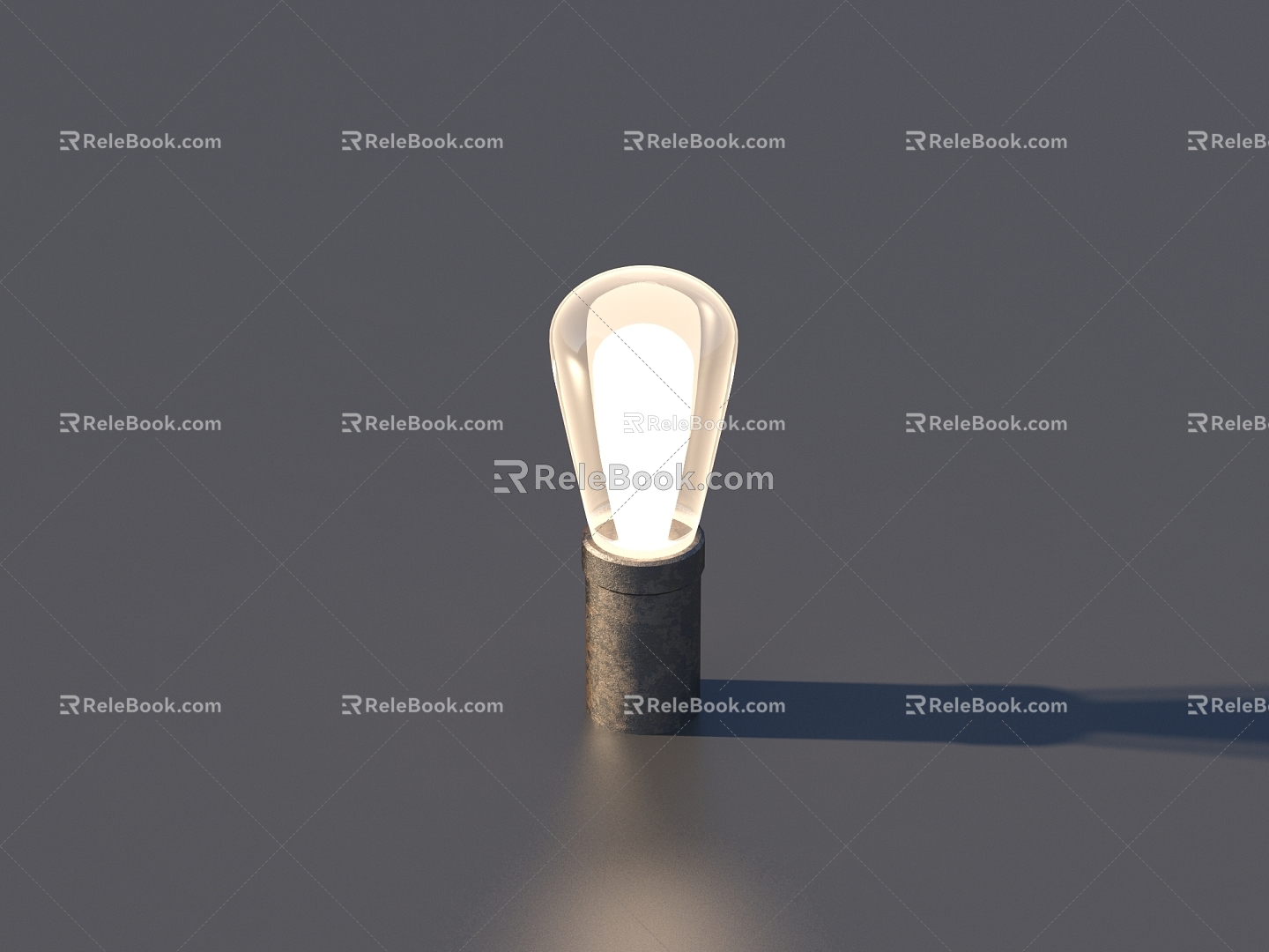 Light bulb electric lamp 3d model