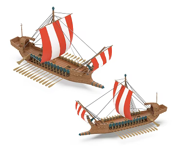 Modern Sailing 3d model
