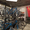 SUNPEED Bicycle Store Showroom With Glass Front Display Windows And Bicycles On