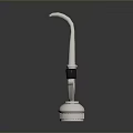 Silver Metal Clamp Tool With Handle Jaws And Knob For Gripping Objects
