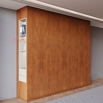 Middle-ancient style wardrobe top-style wardrobe walk-in custom solid wood wardrobe ornaments 3d model