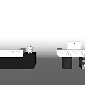 Company Simple Front Desk Beauty Salon Front Desk 3d model