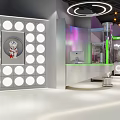 Modern cosmetics store on behalf of cosmetics collection store 3d model
