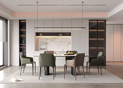 Modern Restaurant 3d model