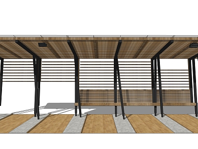 Modern gallery structure model