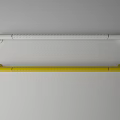 Assistive Safety Grab Bars with Non Slip Design in White and Yellow